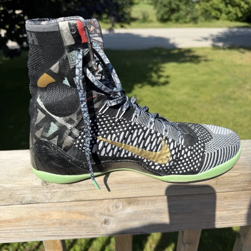 Nike Kobe 9 IX Elite Masterpiece 2014 Flyknit 630847-001 Men's Size 9.5 OG